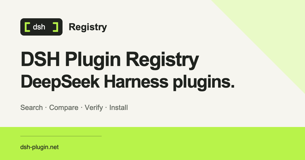 How to create a DSH plugin — DSH Plugin Registry